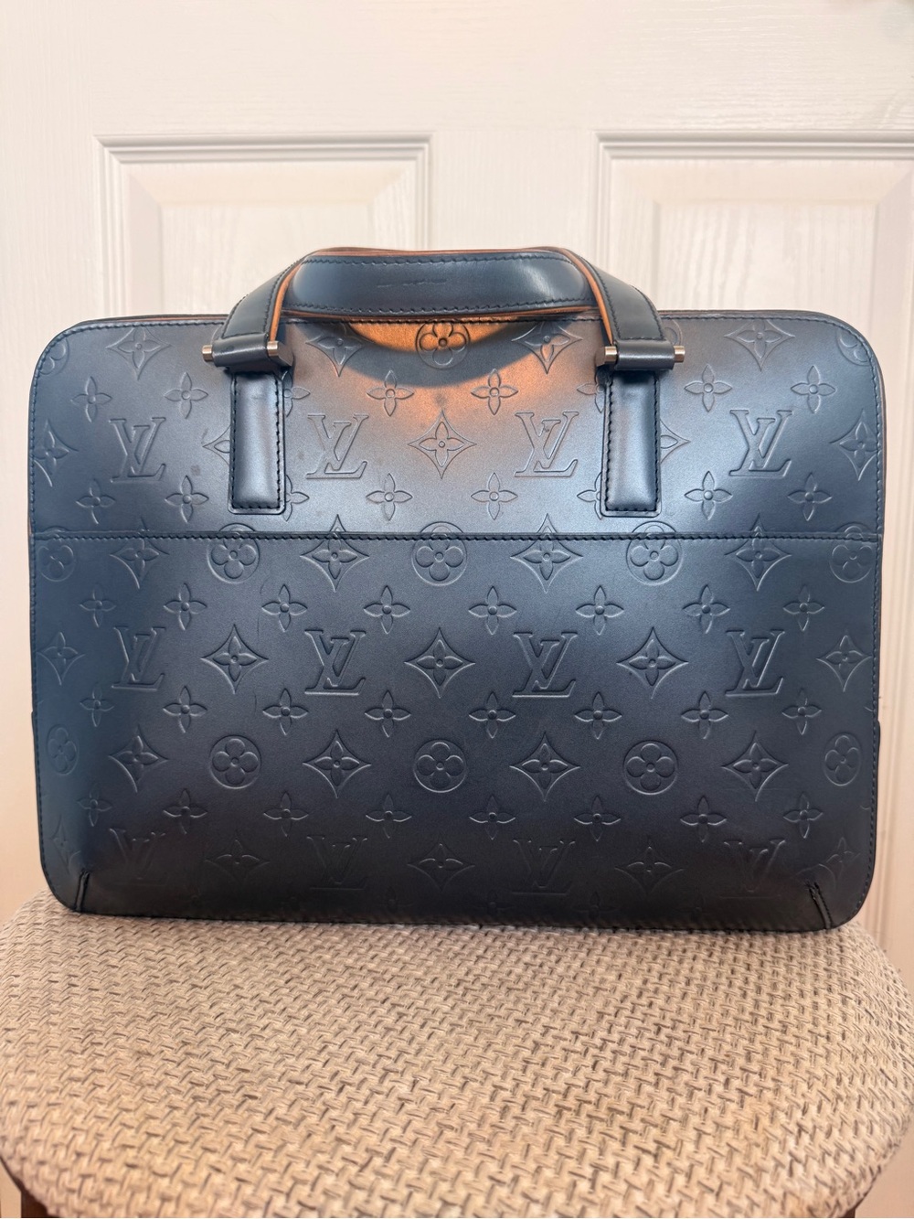LOUIS VUITTON EMBOSSED LEATHER MONOGRAM MALDEN